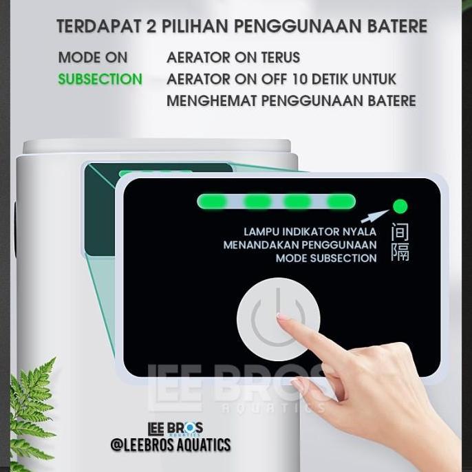 Duniaaquarium- Aerator Ac Dc Silent / Aerator Ac Dc 1 Satu Dua Lobang Charge Cas