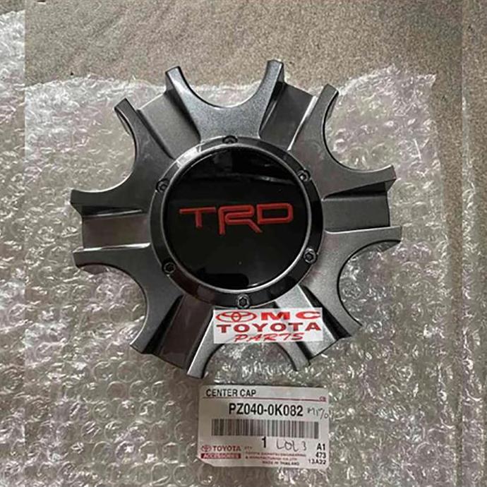 TUTUP DOP RODA TRD TOYOTA FORTUNER VNT TRD 2012-2015 ORIGINAL PZ040-0K082 DOP RODA TENGAH DOP VELG V