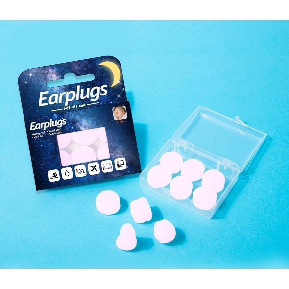 HOT SALE EARPLUG PENUTUP TELINGA BAYI 6 PASANG NAIK PESAWAT PELINDUNG TELINGA ANAK UNTUK RENANG EP