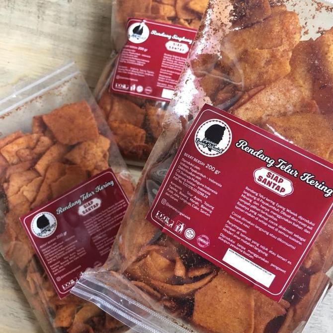 Cod,Bisa- Rendang Telur Kering Minang Merek Jajanan Eyang Wiwiek