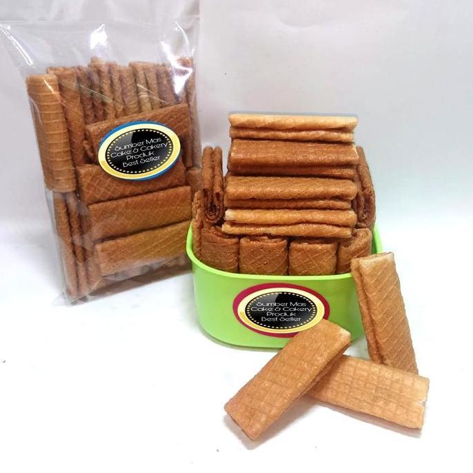 Barudatanglagi- Kue Semprong Lipat/Semprong Dompet Rasa Wijen 500 Gram