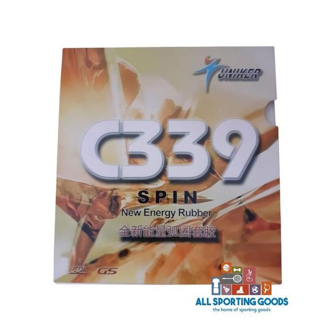 Cod,Bisa- Karet Ping Pong/Tenis Meja Uniker C339 Spin Import