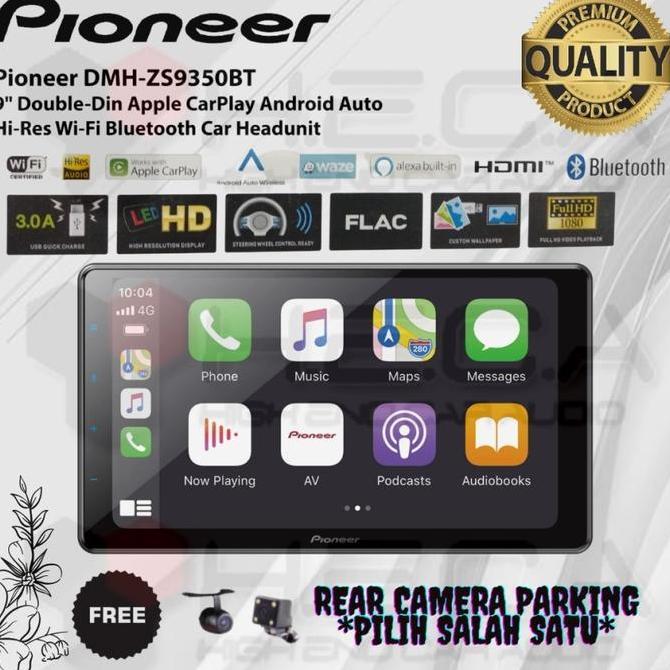 Promo Pioneer Dmh-Zs9350Bt Head Unit 9" Double Din Tape Mobil 9Inch + Camera Cod