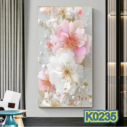 Wallpaper Stiker Bunga 3D Terviral - Sticker Bunga 3D Terlaris - Stiker Bunga Sakura Untuk Hiasan