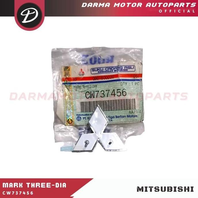 Emblem Mitsubishi Tiga Berlian Kuda Grandia Diamond 2002-2005 CW737456