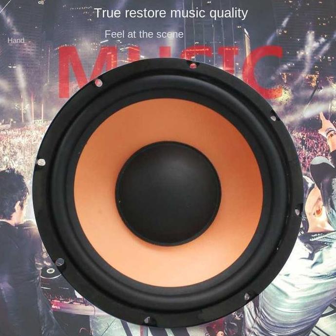 Promo Speaker 8 Inch 80 W Hifi Subwoofer Bass Karet Besar Mobil Car Speaker Aktif Cod