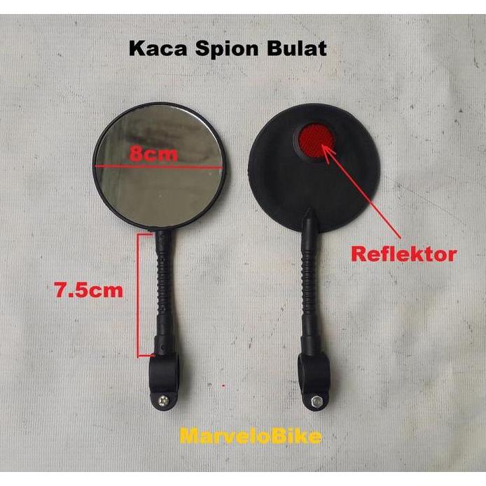 Spion Sepeda Kaca Spion Sepeda Model Bulat