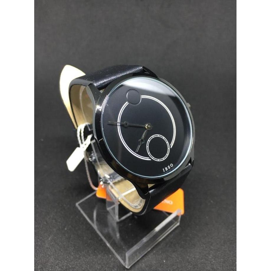 JAM TANGAN PRIA ANALOG IBSO Black Circles BERGARANSI