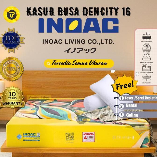 Kasur Busa INOAC EPV Density 16 Original Garansi 10 Tahun Furniture Asli - Free Bantal Guling