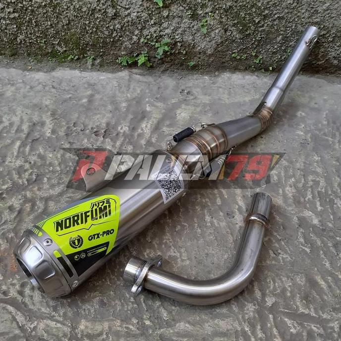 Knalpot Ori Norifumi GTX Pro Stainless Vega Jupiter Bebek Grasstrack