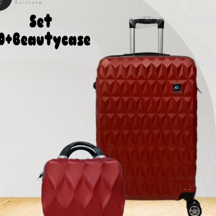 Koper 20 Inch,Koper Polo Geneva 068,Gratis Koper Make Up 14 Inch,Koper Set 20"/14",Koper Variasi War