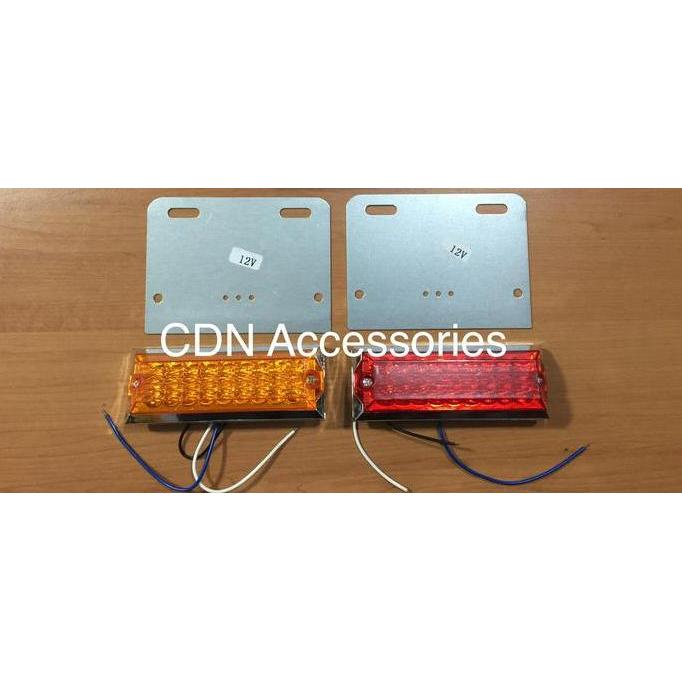 Lampu samping truk/Lampu LED samping mobil box/Lampu mobil box 18LED