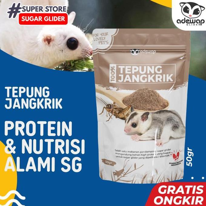 TEPUNG JANGKRIK VITAMIN SUGAR GLIDER