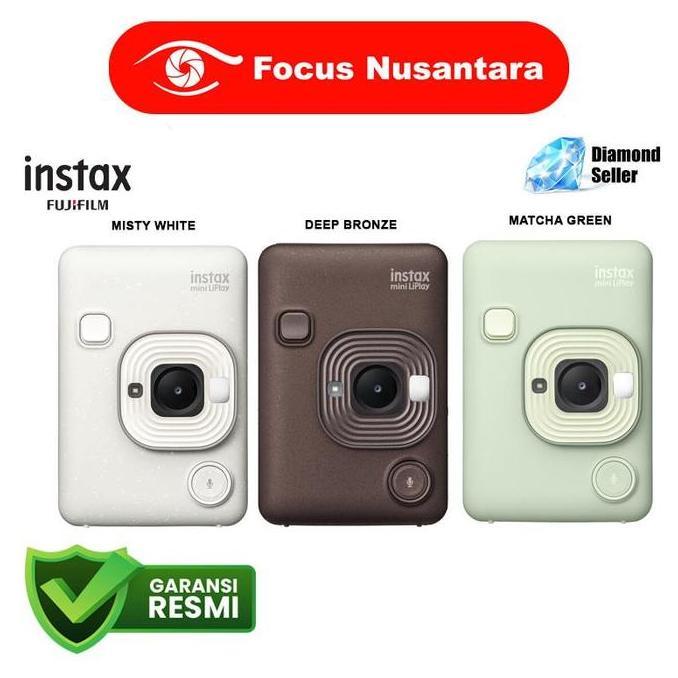 Evarakristin8 - FUJIFILM Instax Mini Liplay Camera instan Kamera GARANSI RESMI