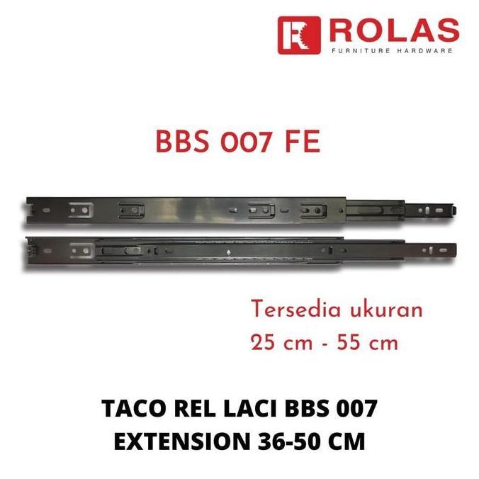 Lansungkirim- Rel Laci 50 Cm Taco / Taco Rel Laci Bbs 007 Extension 36-50