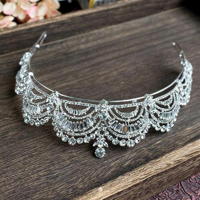 TERBARU  MAHKOTA PENGANTIN MODERN HIJAB NON HIJAB / BRIDAL CROWN 2