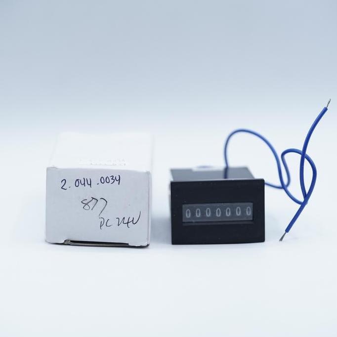 Counter 877 Dc 24V 7 Digit Digital Mechanical Counter Plastic Electrical Meter Pulse Machines Counte