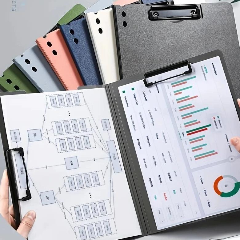Map kertas wadah jepitan penyimpanan dokumen /map organizer A4 tebal