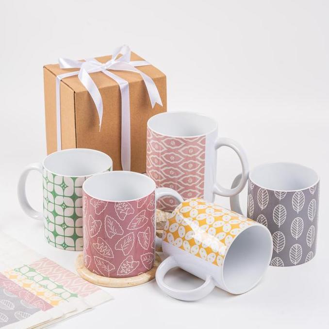 Ndalisuman - Hampers Mug dan Pouch motif Batik