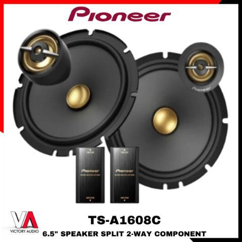 Speaker Split 2-way Component System 6.5 Inch PIONEER TS-A1608C Midbass + Tweeter + Crossover Origin