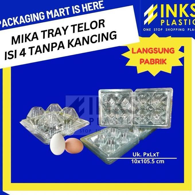 Lansungkirim- Mika Tray Telur Tray Telur 4 Bebek