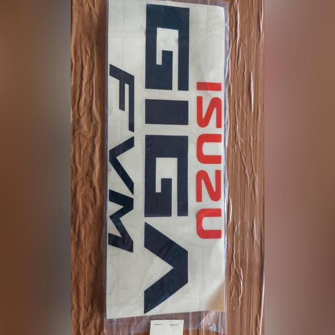 Stiker Pintu Isuzu Giga Fvm Ready