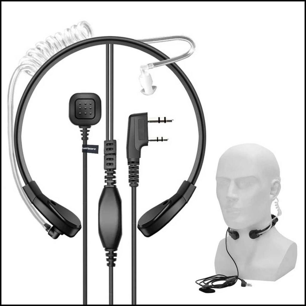 Taffware Headset HT FBI Finger PTT Acoustic 2 Pin UV-5R UV-B5 UV-B6