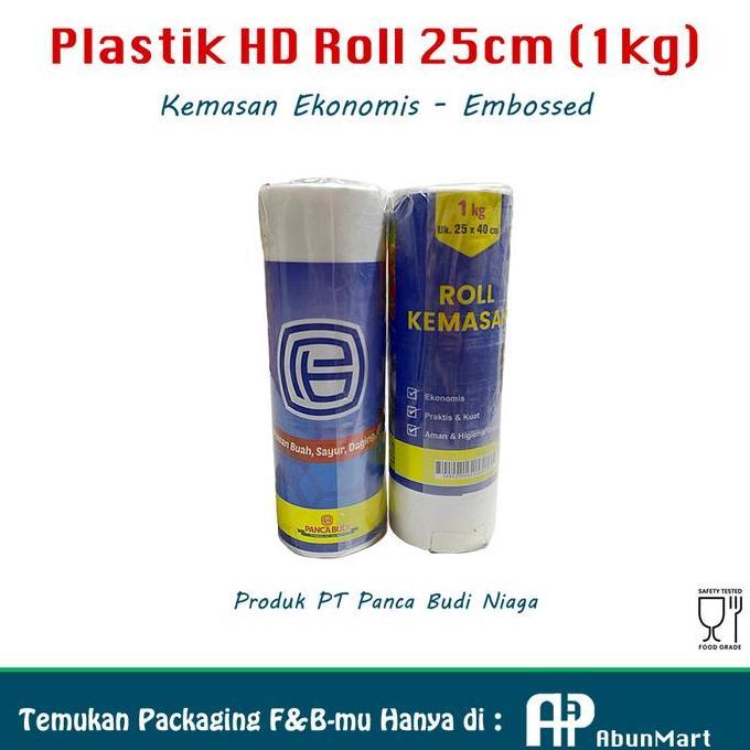 Plastik HD Roll Panca Budi 1kg (25x40cm)