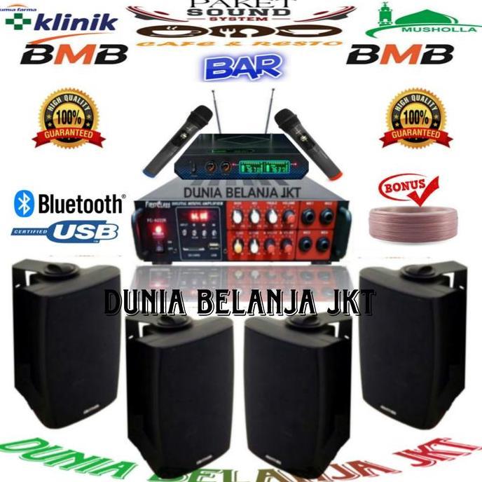 Paket Sound System Karaoke BMB Outdoor Indoor Cafe Resto Original