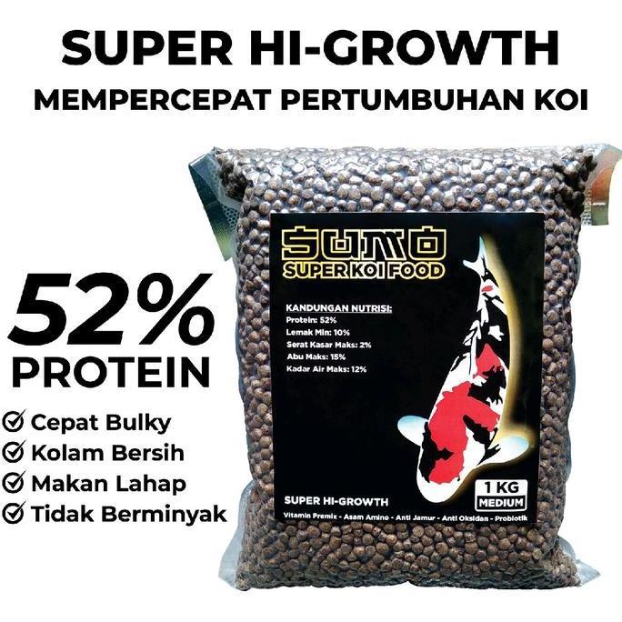 Basilahselerlima - pelet PAKAN KOI SUMO HIGH GROWTH