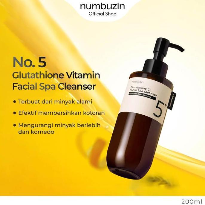Numbuzin No.5+ Glutathione Vitamin Facial Spa Cleanser 200ml