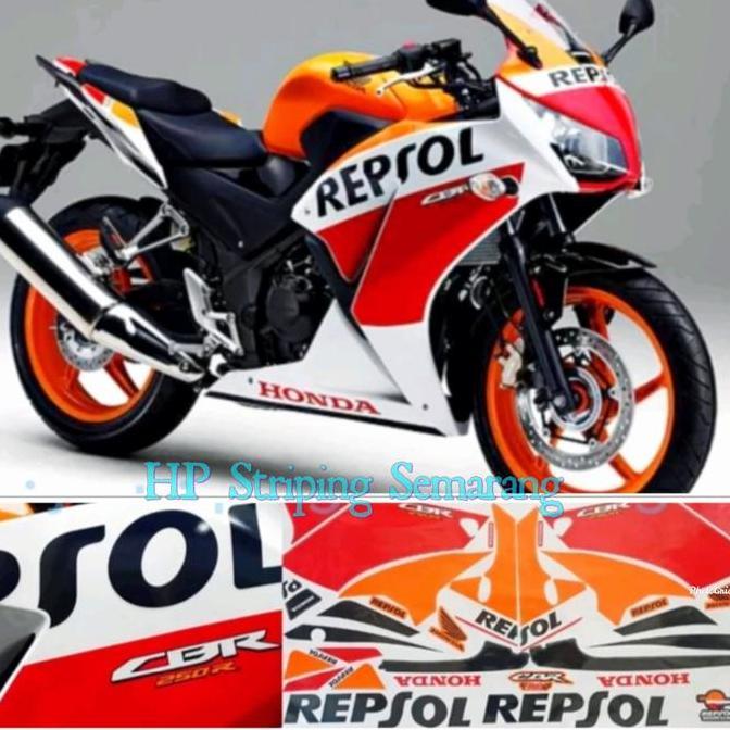 Striping Honda CBR 250r K33 Repsol ( bukan 150 )