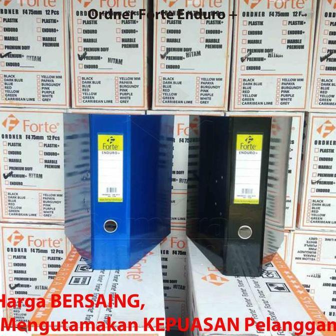 Lager- Ordner Forte Enduro + Laminasi Ukuran Kuitansi / A5 Punggung 75 Mm / File 2 Lubang / Bolong B