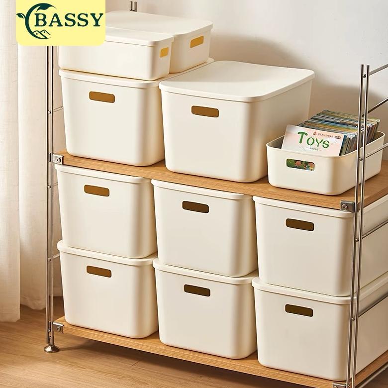 OFFICIAL BASSY BOX STORAGE ORGANIZER KERANJANG BIN ORGANIZER KOTAK PENYIMPANAN BIN PANTRY HSB170