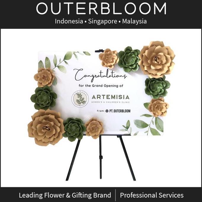 Papan Bunga Kertas - Terabithia Paper Flower Board