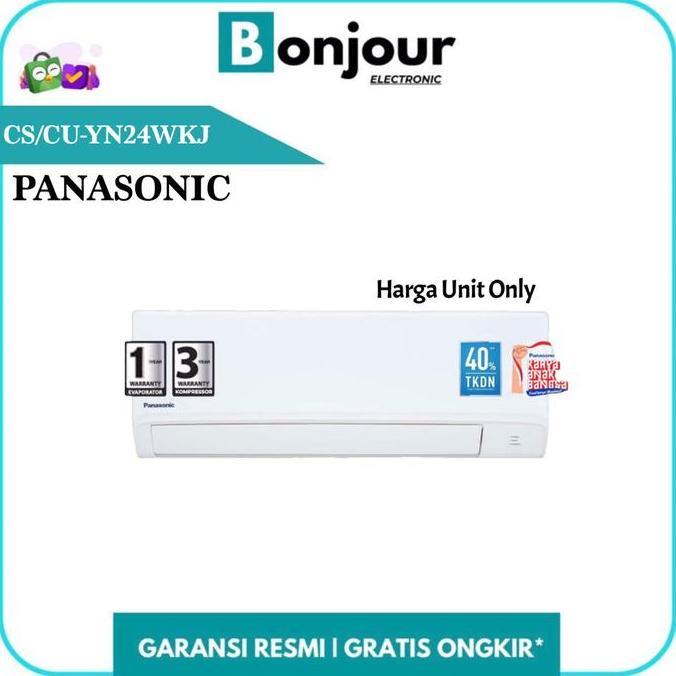 AC PANASONIC CSCUYN24WKJ I CS/CU-YN24WKJ I PANASONIC AC 2.5 PK STANDAR