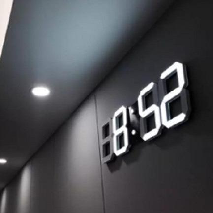 JAM DINDING DIGITAL LED/JAM MEJA-ALARM-SUHU/JAM 3D BESAR MODERN