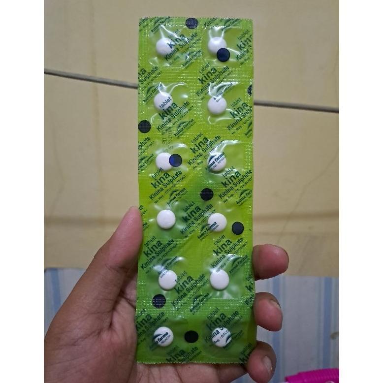 Selera Jualan - Tablet Kina 12 Tablet Per Strip Pil Kina Kina Malaria Obat Malaria