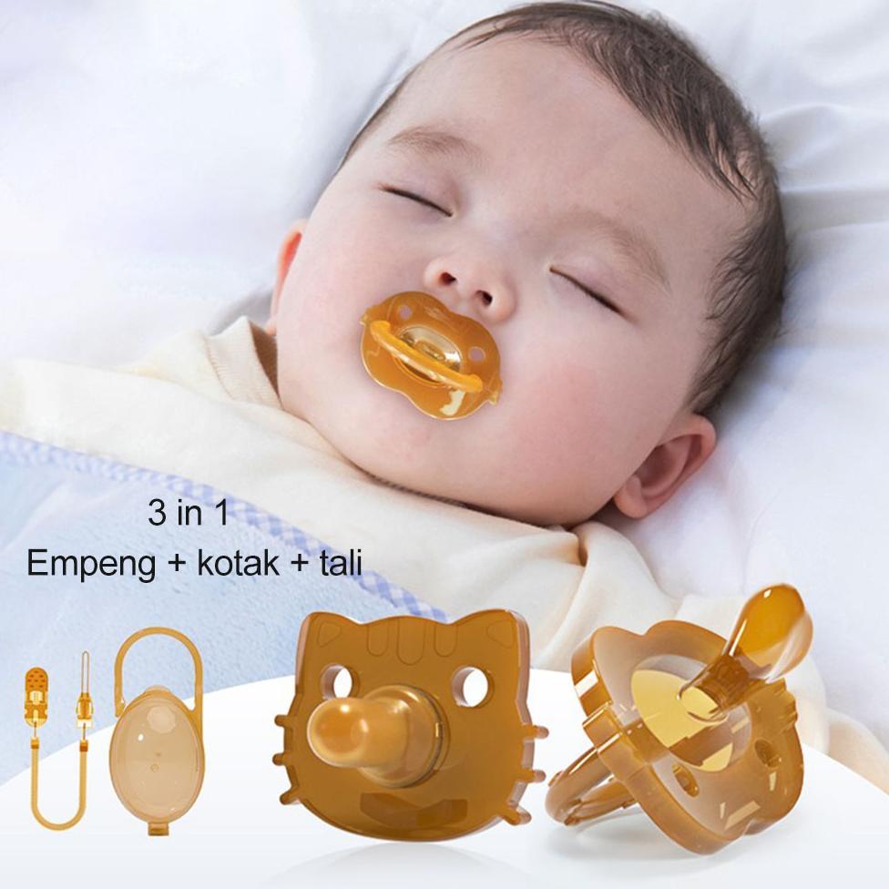 AIKOKY Dot empeng bayi newborn/empeng bayi silikon lembut/kompeng bayi 0 6 bulan