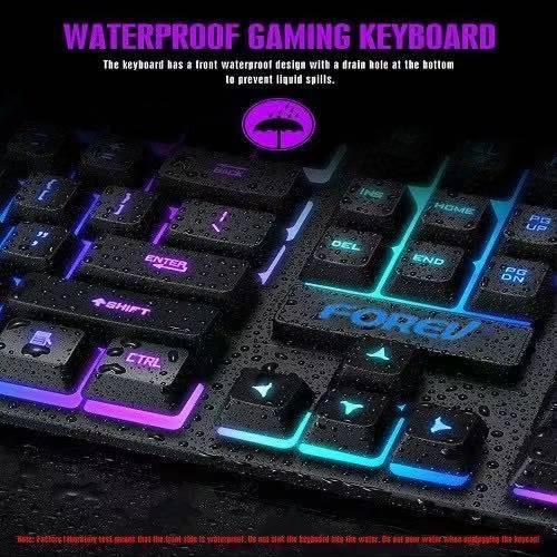 Jovitech Pengukiran Laser Paket Gaming Keyboard Dan Mouse Rgb Gaming Usb Cable Rgb - G12