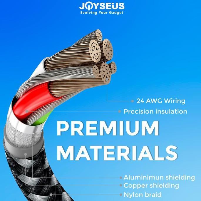 Knacks- Joyseus Micro Usb Cable 2.4A Cowboy Gold Braided Cable 120Cm-Kb00