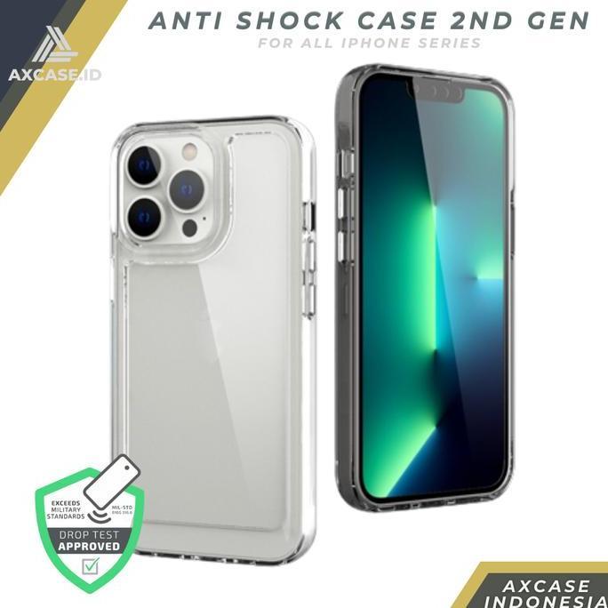 Knacks- Square Edge Anti Crack Case Iphone X Xr Xs 11 Pro Max 6 7 8 Plus Clear