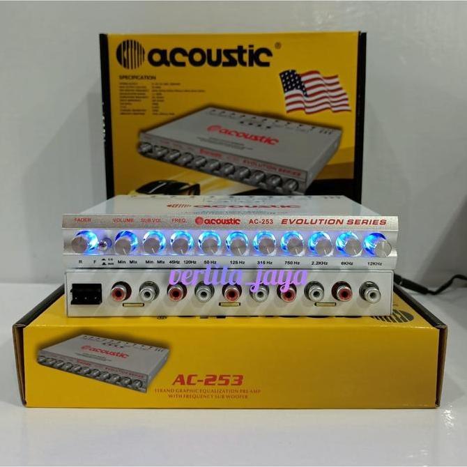 Ajuste- Preamp Parametrik Acoustic Ac-253 Ada 11Band