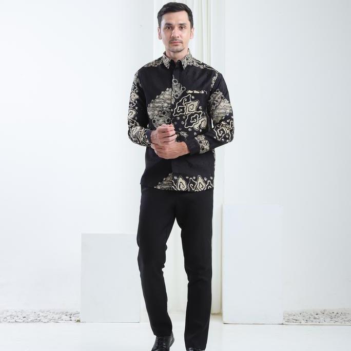 STYLE FASHION Arumi - Kemeja Batik Pria Viscose Slimfit | Outfit Kondangan Couple STYLE FASHION