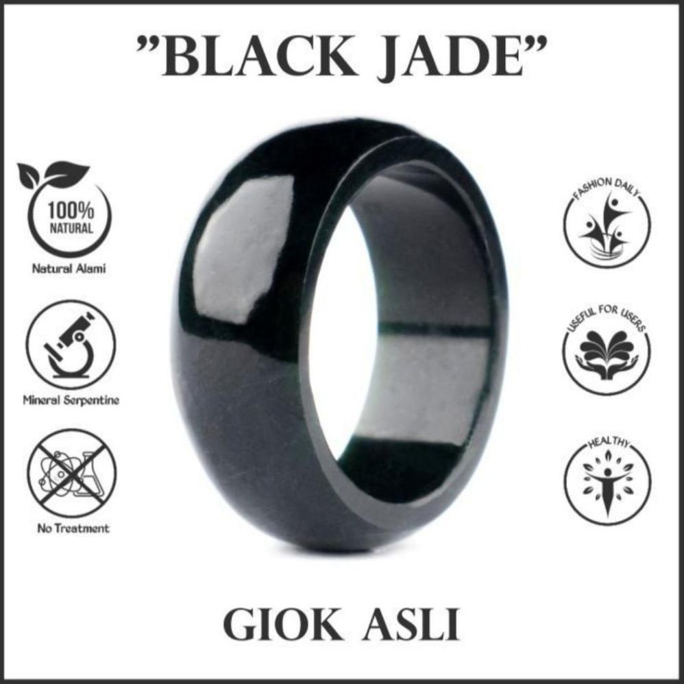 Big Promo CodCicin Kesehatan Pria Wanita Batu Giok Hitam Or Natural Jade