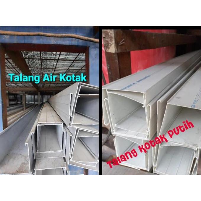 Flow- Talang Air Pvc Kotak 4Inch
