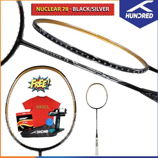 Hundred Raket Nuclear 78 Raket Badminton Original