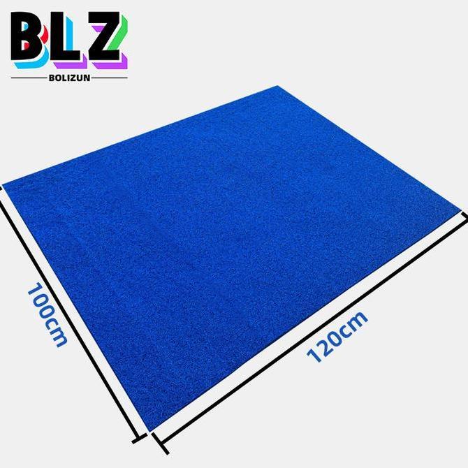 Keset Karpet Pvc Mie / Bihun Meteran - 100 X 120 Biru Coklat Hijau Hitam Kain Lantai