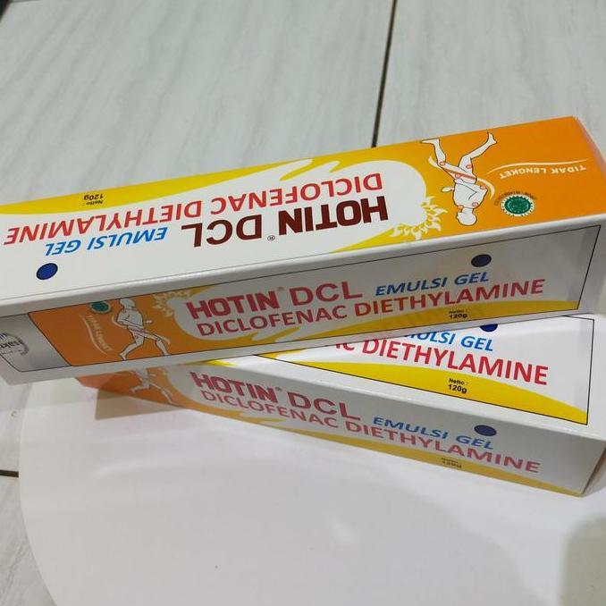 Point- Hotin Dcl 120Gr Emulsi Gel Diclofenac Diethylamine Pereda Nyeri Otot Dan Sendi
