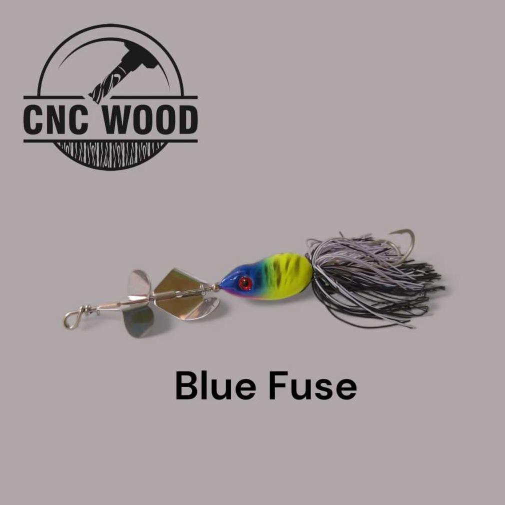 Buzzbait Slater Double Propeller  Umpan gabus toman Alure